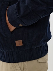 Saltwell Blue Corduroy Harrington Jacket - Image 6 of 9
