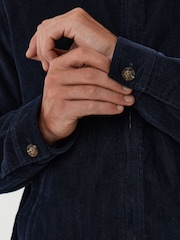 Saltwell Blue Corduroy Harrington Jacket - Image 7 of 9