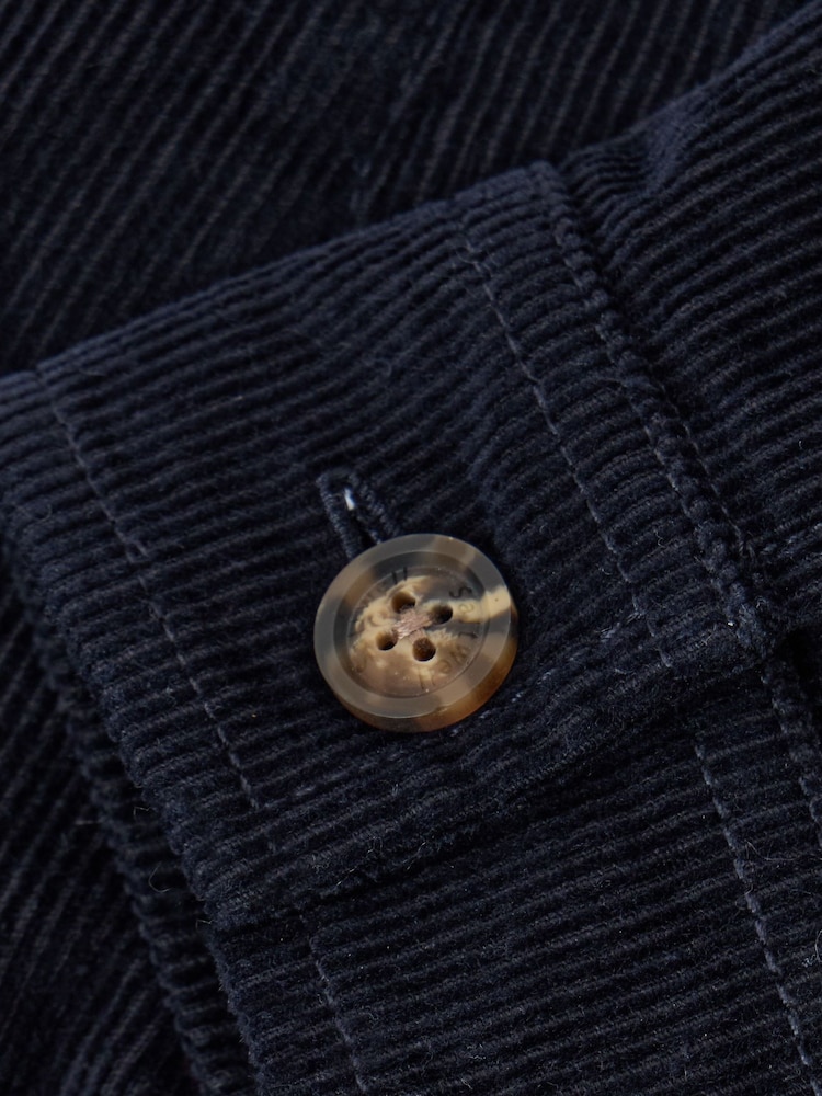 Saltwell Blue Corduroy Harrington Jacket - Image 9 of 9 Saltwell Blue Corduroy Harrington Jacket - Image 9 of 9