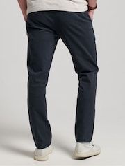 Superdry Eclipse Navy Slim Officers Chinos Trousers - Image 2 of 5