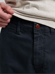 Superdry Eclipse Navy Slim Officers Chinos Trousers - Image 4 of 5