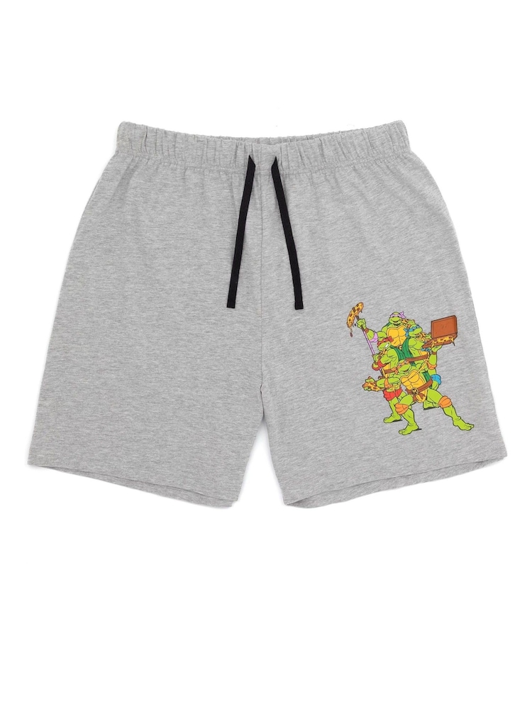 Vanilla Underground Black Mens Ninja Turtles Printed Pyjamas - Image 5 of 8
