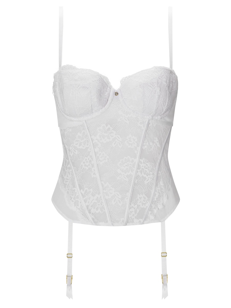 Bela - Ann Summers seksi čipke Basque - Slika 4 iz 4 Bela - Ann Summers seksi čipke Basque - Slika 4 iz 4