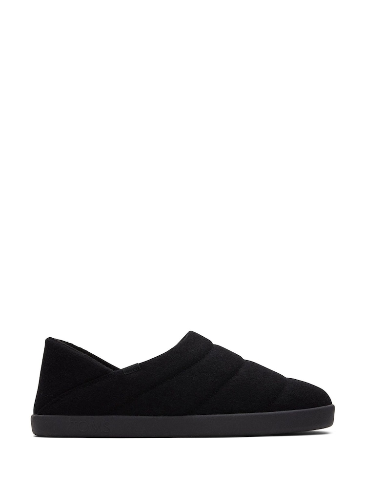 Toms Black Ezra Slippers - Image 1 of 4 Toms Black Ezra Slippers - Image 1 of 4