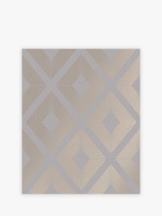 Papel pintado de 10 m con diseño geométrico y elegante de rombos - Imagen 2 de 4