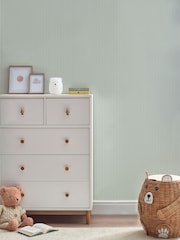 Green Calm Stripe 10M Wallpaper - Image 2 of 5