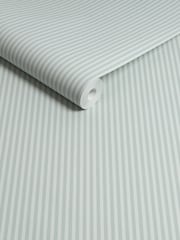 Green Calm Stripe 10M Wallpaper - Image 5 of 5