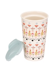 Cath Kidston Cream Travel Mug & Hydration Bottle - Image 6 of 6