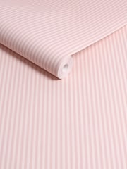 Pink Calm Stripe 10M Wallpaper - Image 5 of 5