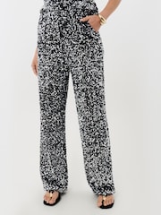 Threadbare Grey Wide Leg Sequin Wide Leg Trousers - Image 2 of 5