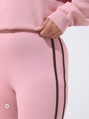 Yours Curve Pink Side Stripe Active Leggings - Image 4 of 7
