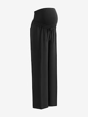 JoJo Maman Bébé Black Wide Leg Maternity Trousers - Image 6 of 6