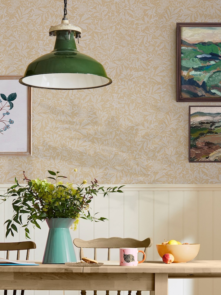 Joules Cream Twilight Ditsy Wallpaper - Image 1 of 4 Joules Cream Twilight Ditsy Wallpaper - Image 1 of 4