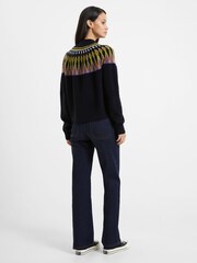 French Connection Jolee Cotton Fairisle Pattern Jumper - Image 2 of 4