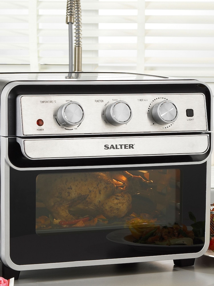 Salter Silver 22 Litre Air Fryer Mini Oven 1700 W - Image 1 of 4