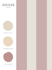 Joules Pink Harborough Stripe Wallpaper - Image 4 of 5