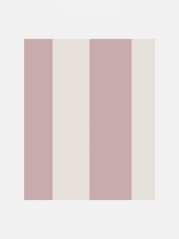 Joules Pink Harborough Stripe Wallpaper - Image 5 of 5
