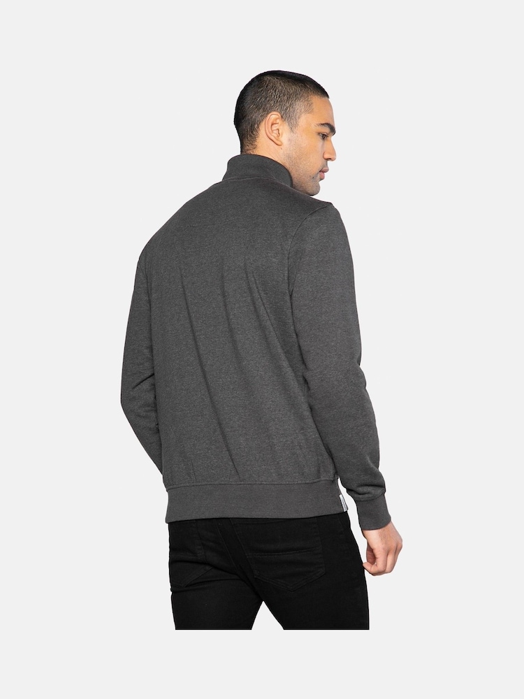 Gris - Threadbare Zip Through Fleece Sweatshirt - Imagen 2 de 5 Gris - Threadbare Zip Through Fleece Sweatshirt - Imagen 2 de 5