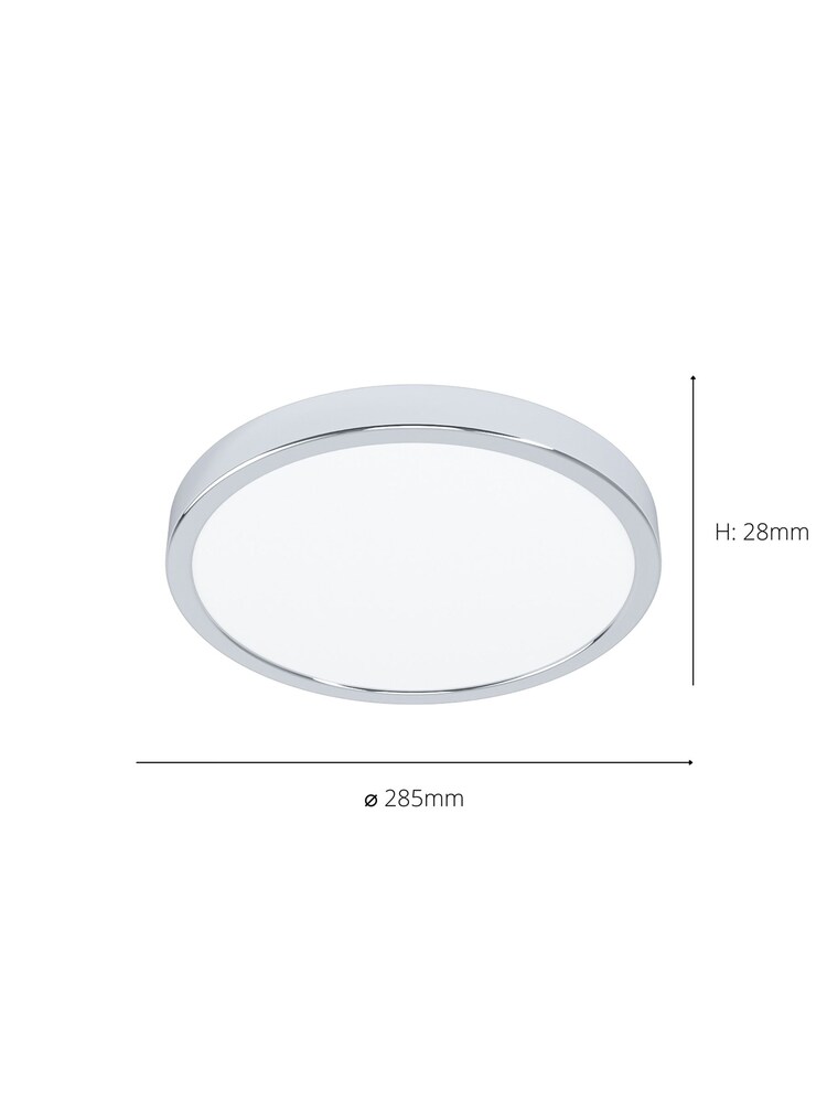 Eglo Silver Fueva 5 LED Surface Mounted Light - Image 3 of 3 Eglo Silver Fueva 5 LED Surface Mounted Light - Image 3 of 3