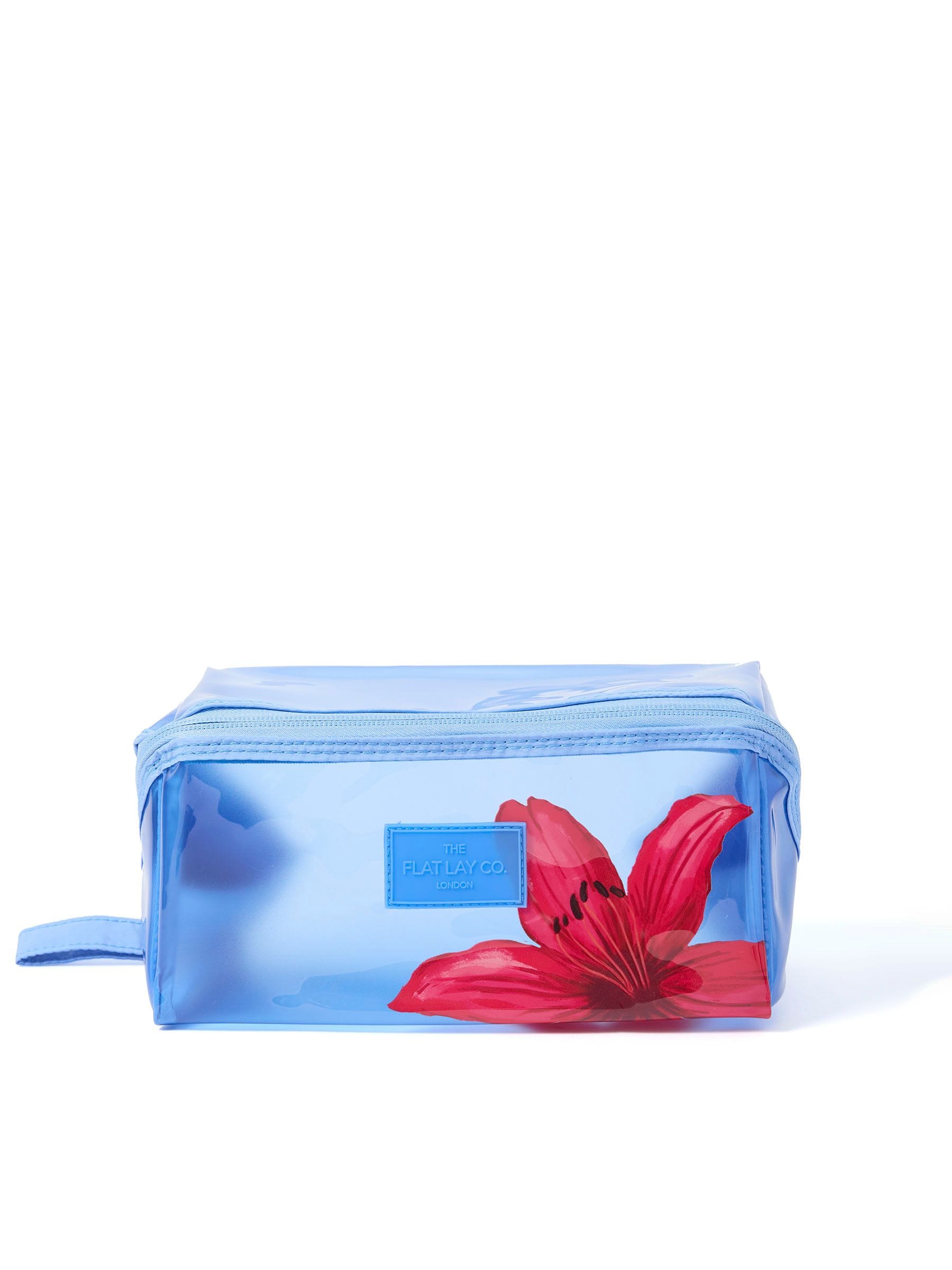 Debenhams Women's Multicolor Jelly Flat Lay Makeup Box Bag - Red Lily - Image 8