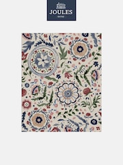 Joules White Festival Flowers Antique Wallpaper - Image 2 of 4