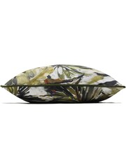 Prestigious Textiles Papaya Orange Palmyra Tropical Feather Filled 100% Cotton Cushion - Image 2 of 4