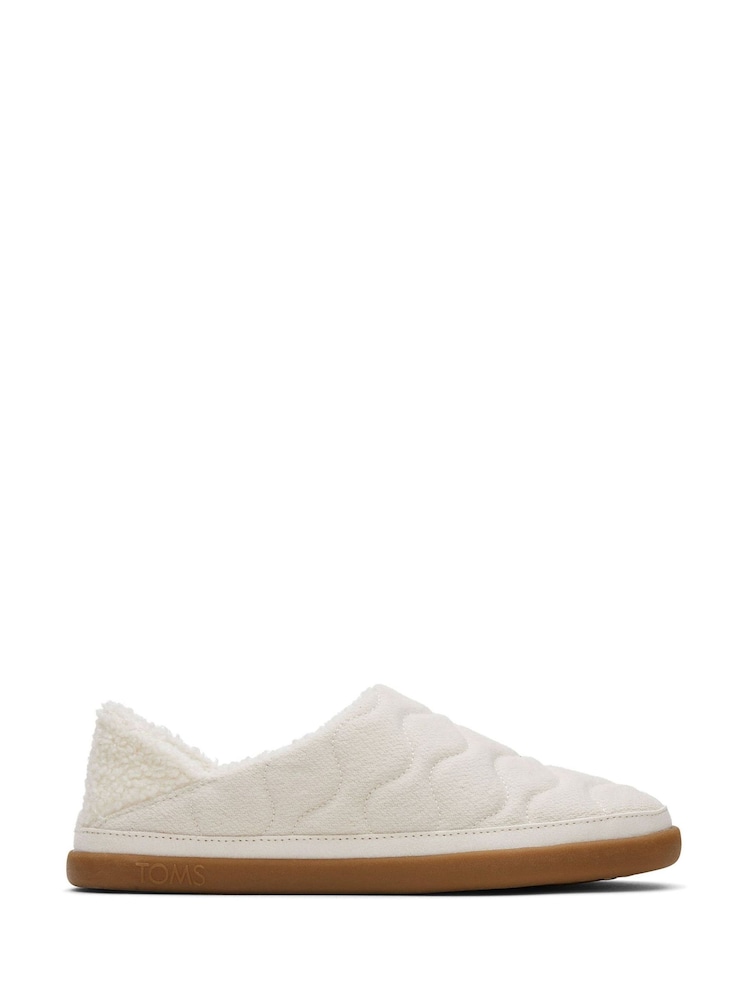 TOMS Cream Ezra Slippers - Image 1 of 4 TOMS Cream Ezra Slippers - Image 1 of 4