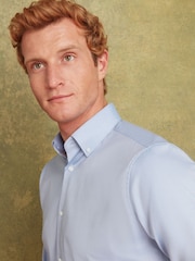 Joules Sky Blue Oxford Shirt - Image 1 of 8