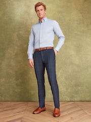 Joules Sky Blue Oxford Shirt - Image 2 of 8