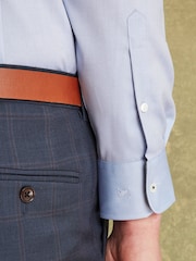 Joules Sky Blue Oxford Shirt - Image 7 of 8