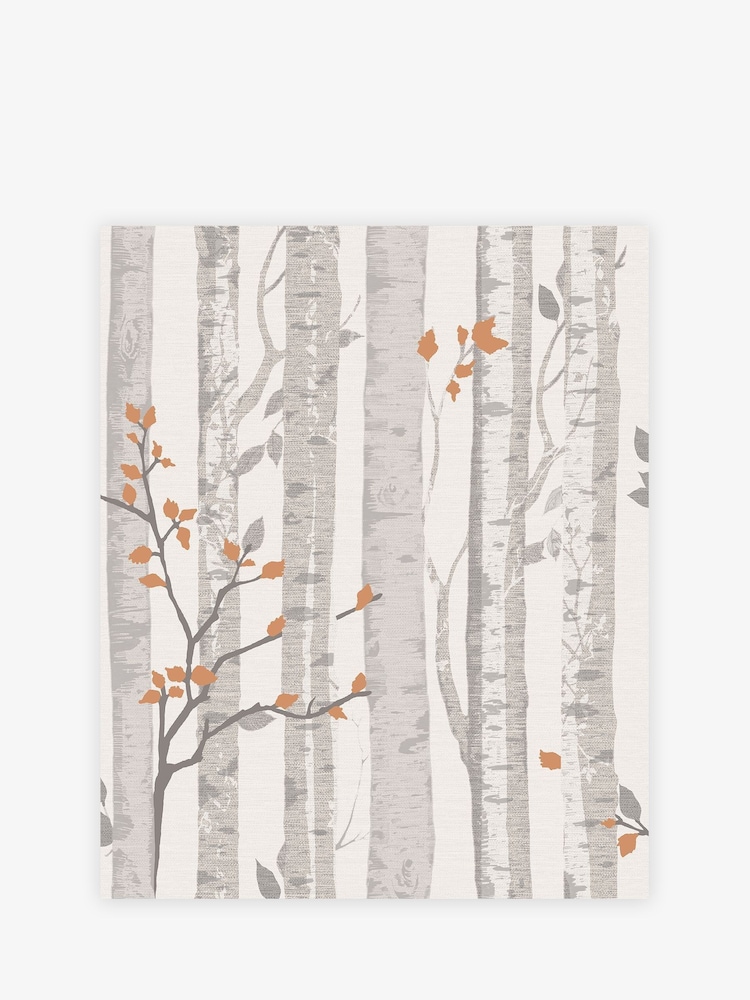 Grey Woodland 10M Wallpaper - Image 2 of 4 Grey Woodland 10M Wallpaper - Image 2 of 4