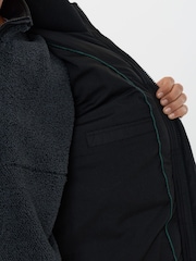 Saltwell Black Hooded Longline Puffer Jacket - Image 7 of 8