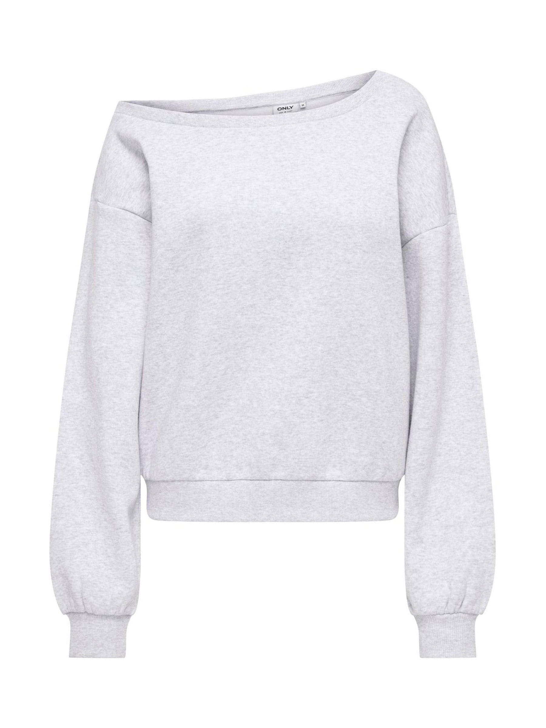 Buy ONLY Grey Off Shoulder Long Sleeve Sweatshirt from Next USA