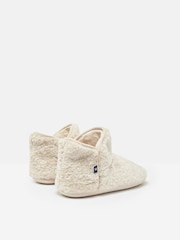 Joules Cabin Luxe Oatmeal Faux Fur Slipper Boots - Image 3 of 7