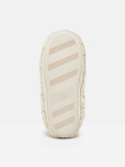 Joules Cabin Luxe Oatmeal Faux Fur Slipper Boots - Image 6 of 7
