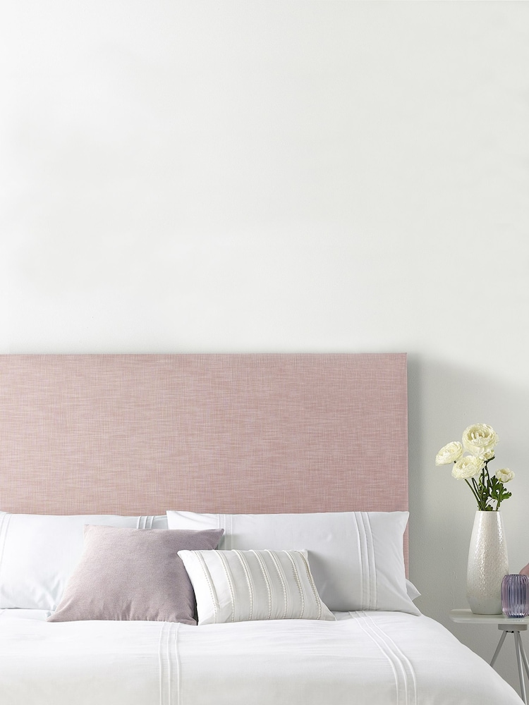Catherine Lansfield Rose Pink Headboard - Image 1 of 3 Catherine Lansfield Rose Pink Headboard - Image 1 of 3