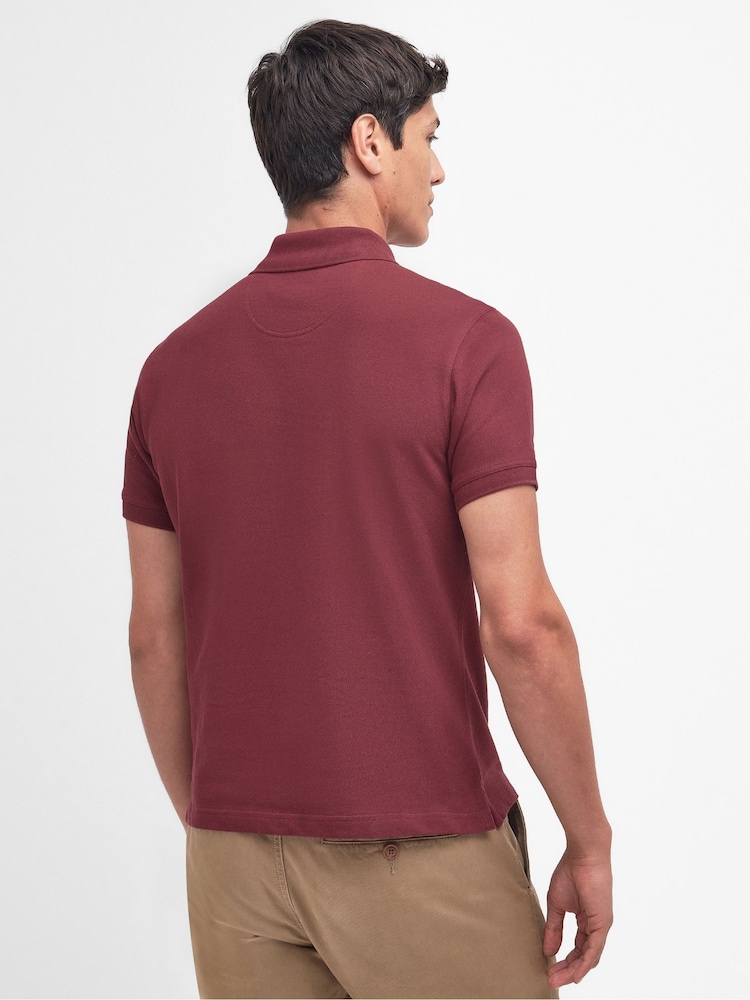 Buy Barbour® Burgundy Red Classic Polo Shirt from Next Israel