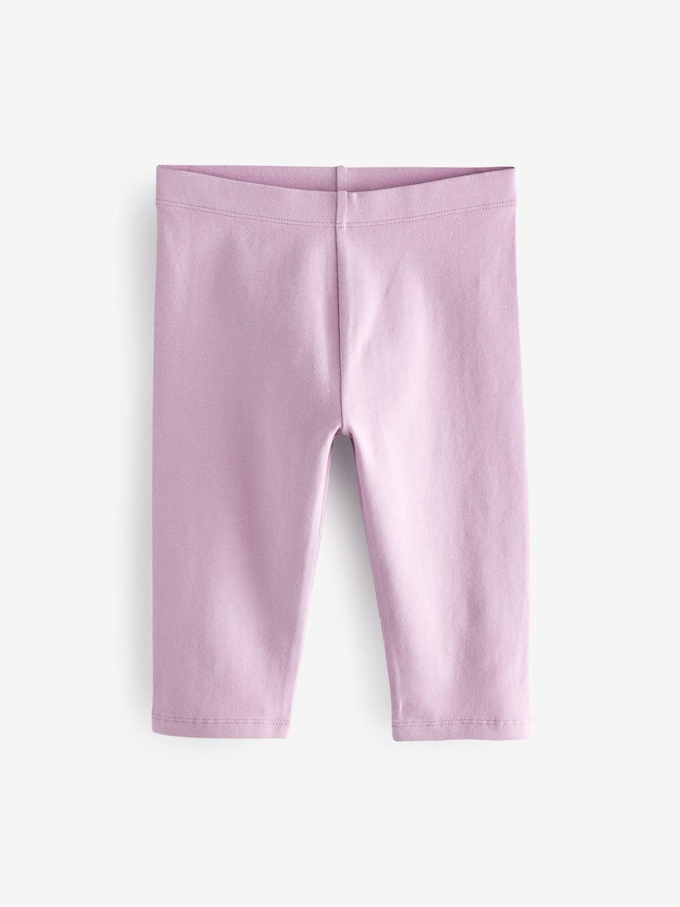 Pink/Blue/Pretty Ditsy Floral Print Cropped Leggings 4 Pack (3-16yrs) - Image 4 of 7