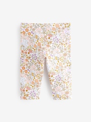 Pink/Blue/Pretty Ditsy Floral Print Cropped Leggings 4 Pack (3-16yrs) - Image 6 of 7