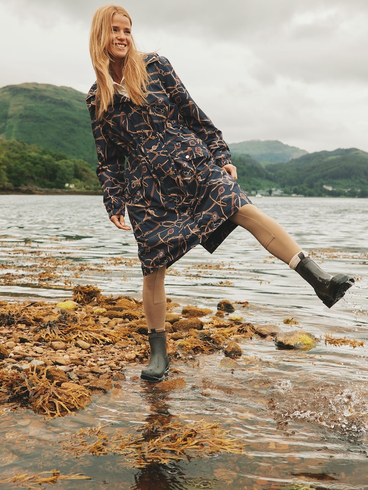 Коричнево-шоколадный - Joules Oakfield Short Neoprene-Lined Ankle Wellies - Image 7 of 7