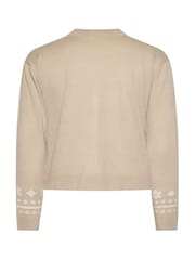 Yours Curve Brown Limited Swan Knitted Cardigan - Image 6 of 6