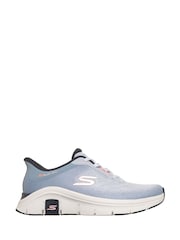Skechers Blue Relaxed Fit Flex Soft Icon Trainers - Image 1 of 3