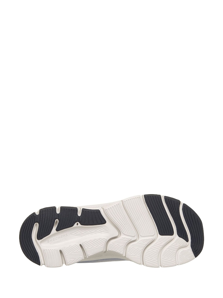 Skechers Blue Relaxed Fit Flex Soft Icon Trainers - Image 3 of 3