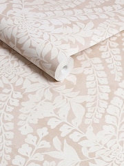 Natural Raspberry Roaming Leaf 10M Wallpaper - Image 5 of 5