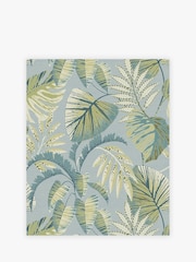 Blue Jungle Leaves 10M Wallpaper - Image 2 of 4