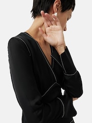 Jigsaw Contrast Stitch Viscose Dress - Image 2 of 5
