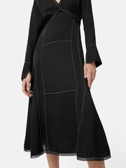 Jigsaw Contrast Stitch Viscose Dress - Image 3 of 5