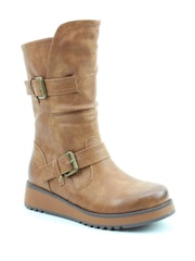 Heavenly Feet Ladies Vegan Friendly Mid Boots - Image 3 of 4