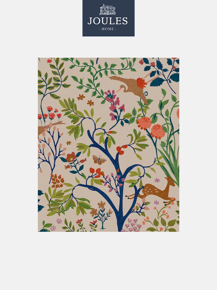 Joules Cream Enchanted Woodland Antique Wallpaper - Image 2 of 4