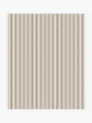 Mocha Ticking Stripe 10M Wallpaper - Imagen 3 de 5